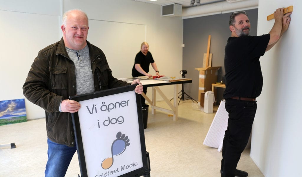 Ny butikk i Storgata: Cooldfeet Media på plass