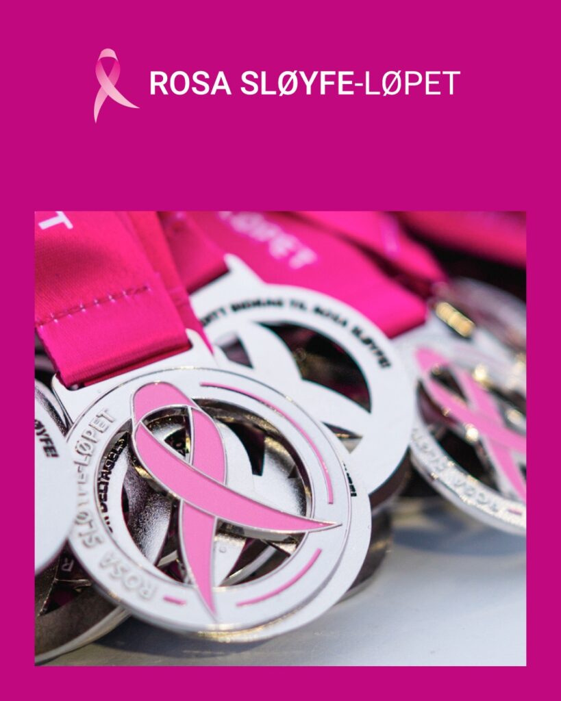 Rosa sløyfe-løpe 🎀